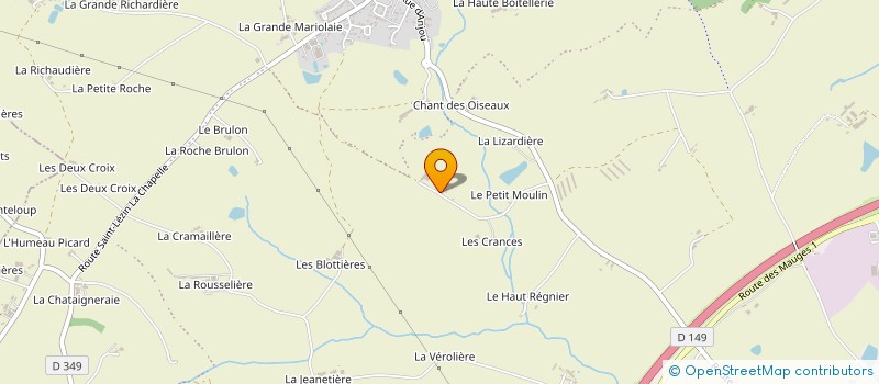 localisation de l'entreprise MADAME BERNADETTE GIRARD à CHEMILLE-EN-ANJOU