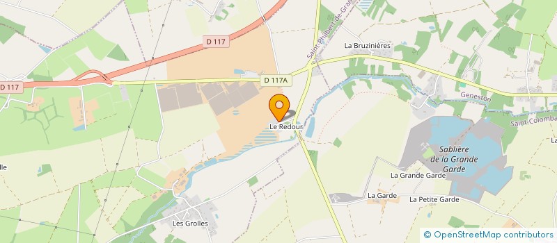 localisation de l'entreprise MADAME BERNADETTE GIRAUD  SAINT-PHILBERT-DE-GRAND-LIEU