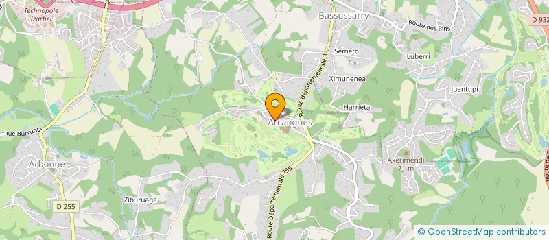 localisation de l'entreprise MADAME BERNADETTE GOYENECHE  ARCANGUES