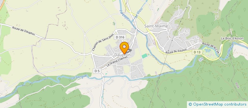 localisation de l'entreprise MADAME BERNADETTE GRANDGUILLOT à FORCALQUIER