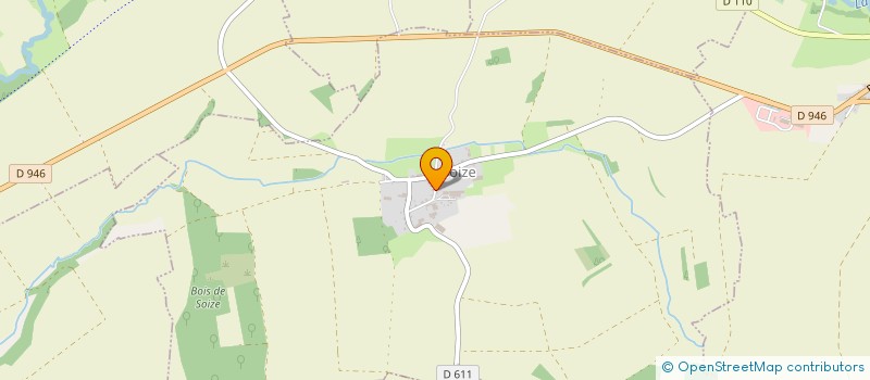 localisation de l'entreprise MADAME BERNADETTE GREVIN  SOIZE