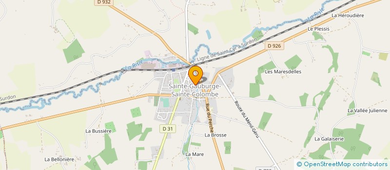 localisation de l'entreprise MADAME BERNADETTE GRIGNON à ECHAUFFOUR