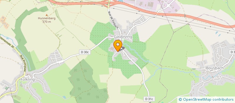 localisation de l'entreprise MADAME BERNADETTE GRIMMER  FOLKLING