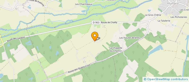 localisation de l'entreprise MADAME BERNADETTE GUERIN à CHEVILLON-SUR-HUILLARD