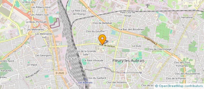 localisation de l'entreprise MADAME BERNADETTE GUIGUI à FLEURY-LES-AUBRAIS