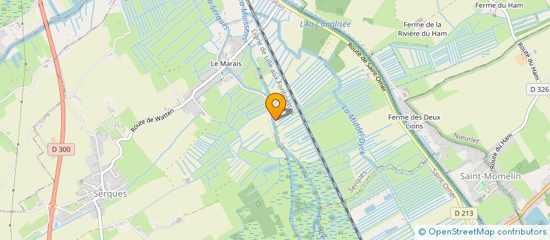 localisation de l'entreprise MADAME BERNADETTE GUILLEMANT  SERQUES