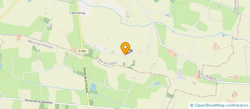 localisation de l'entreprise MADAME BERNADETTE GUILLET à LE LION D'ANGERS