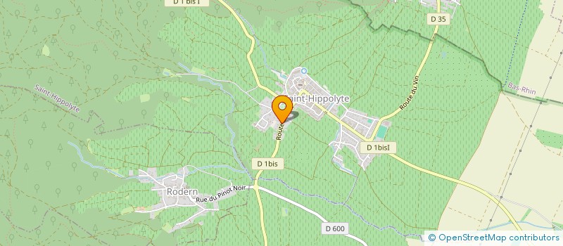 localisation de l'entreprise MADAME BERNADETTE HAEGELI à SAINT-HIPPOLYTE