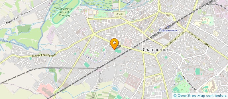localisation de l'entreprise MADAME BERNADETTE HARDY à CHATEAUROUX