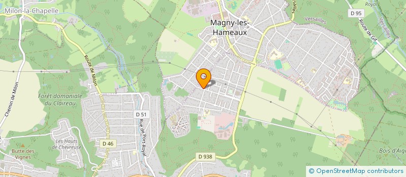 localisation de l'entreprise MADAME BERNADETTE HAZARD  SAINT-REMY-LES-CHEVREUSE