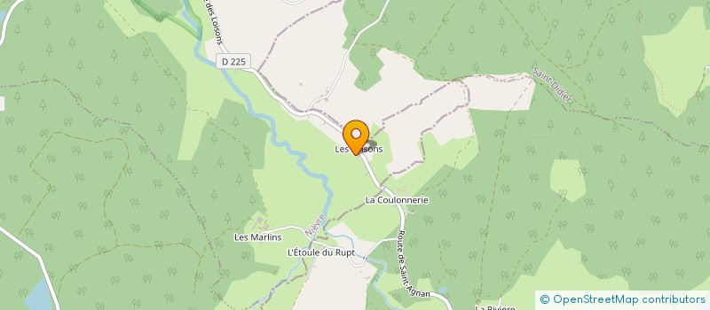 localisation de l'entreprise MADAME BERNADETTE HELIOT à ST-AGNAN