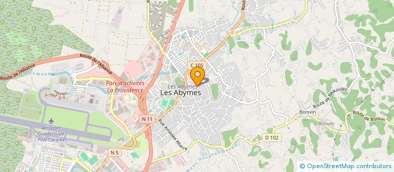 localisation de l'entreprise MADAME BERNADETTE HIJAR à LES ABYMES