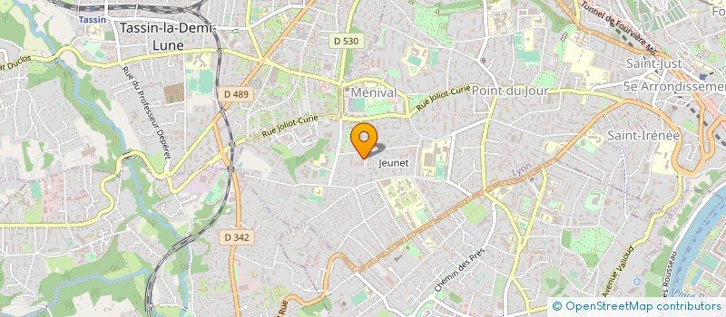localisation de l'entreprise MADAME BERNADETTE HOODMON à LYON