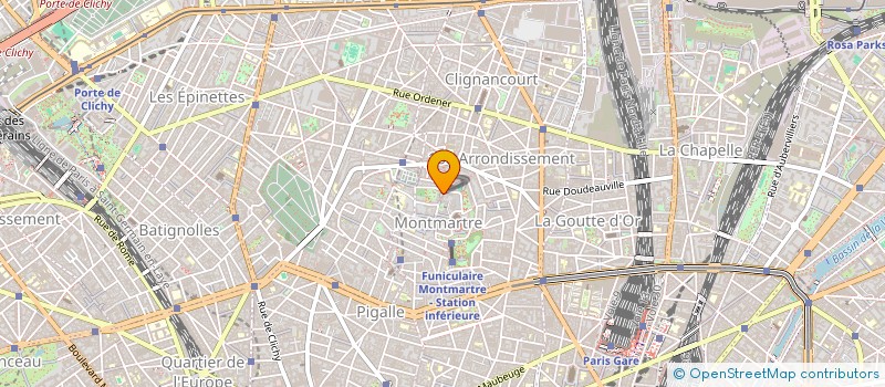 localisation de l'entreprise MADAME BERNADETTE HOUGUENAGUE  PARIS