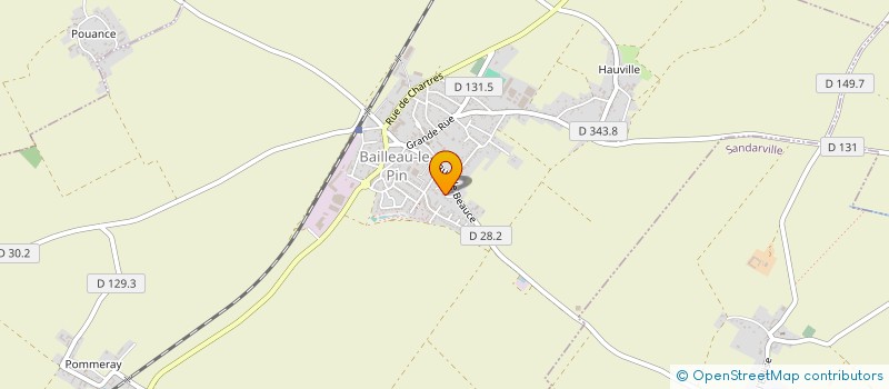 localisation de l'entreprise MADAME BERNADETTE HUARD à BAILLEAU-LE-PIN