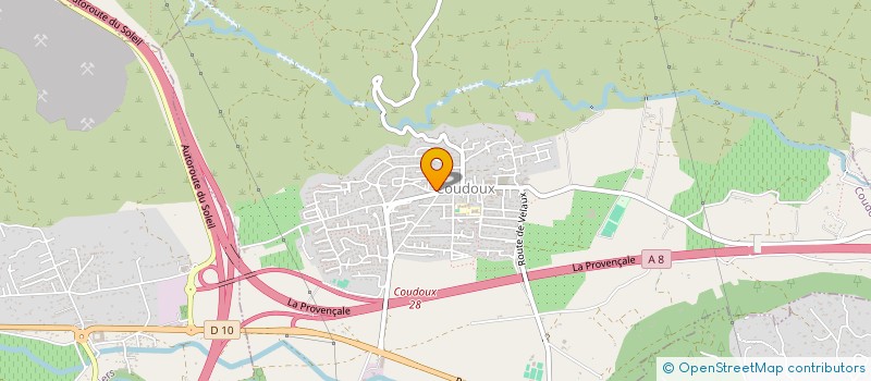 localisation de l'entreprise MADAME BERNADETTE HUGOU  COUDOUX