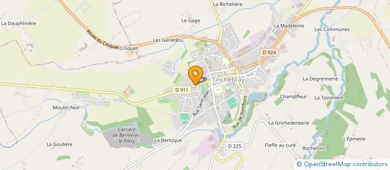 localisation de l'entreprise MADAME BERNADETTE IRAND à TINCHEBRAY-BOCAGE