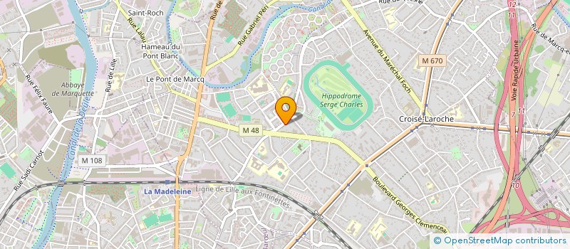 localisation de l'entreprise MADAME BERNADETTE ISLIC à MARCQ-EN-BARŒUL