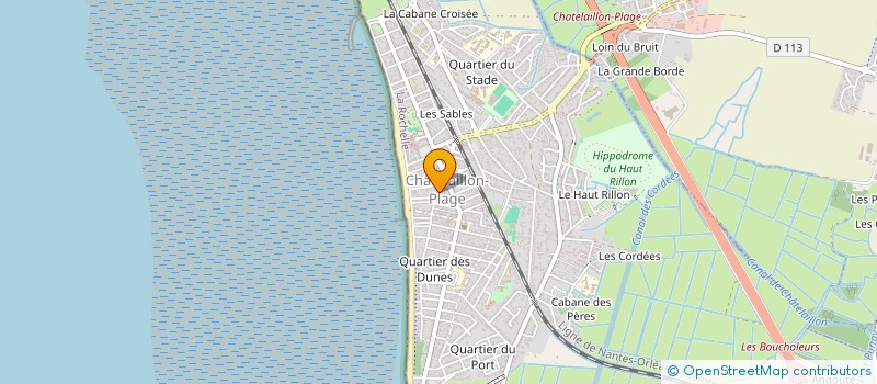 localisation de l'entreprise MADAME BERNADETTE JACQUET à CHATELAILLON-PLAGE