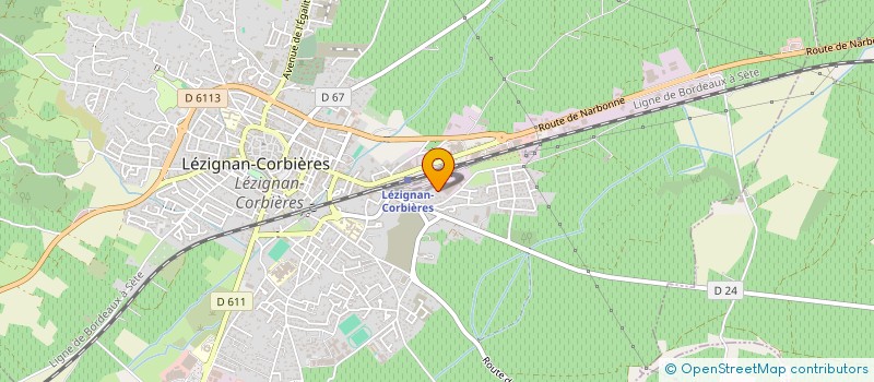 localisation de l'entreprise MADAME BERNADETTE JAMES à LEZIGNAN-CORBIERES