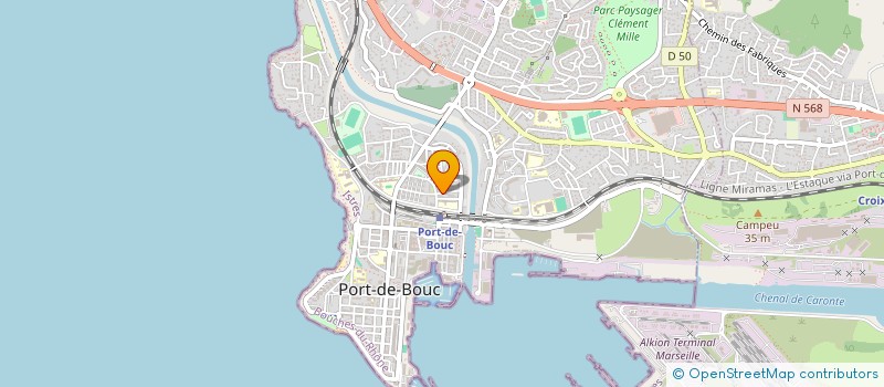 localisation de l'entreprise MADAME BERNADETTE JAUCOURT  PORT-DE-BOUC