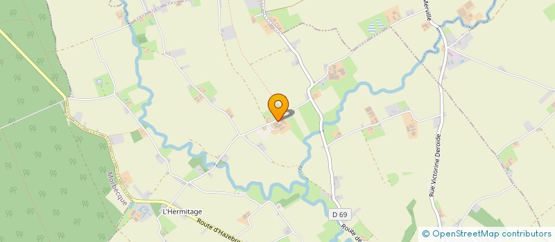 localisation de l'entreprise MADAME BERNADETTE JOVENEAUX  MERVILLE