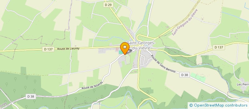 localisation de l'entreprise MADAME BERNADETTE JUIN  SAINT-GEORGES-DU-VIEVRE