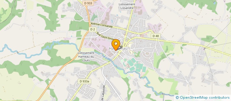 localisation de l'entreprise MADAME BERNADETTE LABANNERE  HAGETMAU