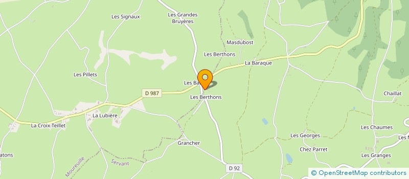 localisation de l'entreprise MADAME BERNADETTE LABBE  SERVANT