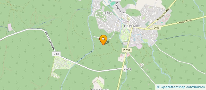 localisation de l'entreprise MADAME BERNADETTE LABEYRIE  LIT-ET-MIXE