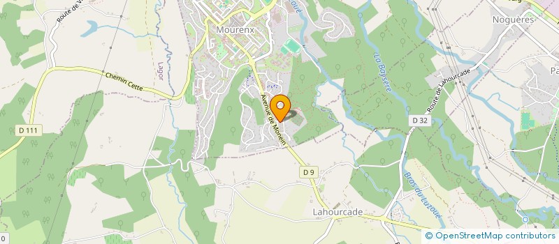 localisation de l'entreprise MADAME BERNADETTE LABORDE  LAGOR