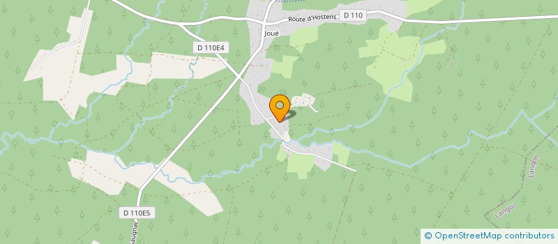 localisation de l'entreprise MADAME BERNADETTE LANUSSE  BELIN-BELIET