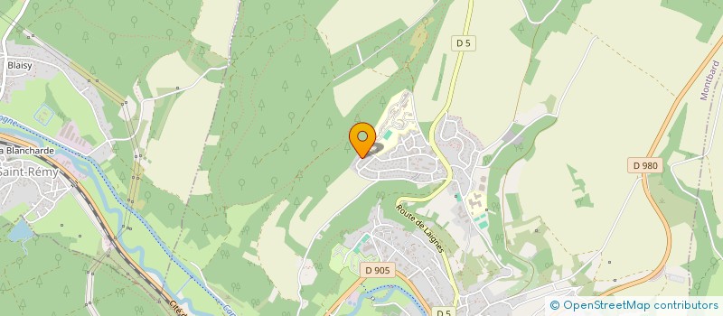 localisation de l'entreprise MADAME BERNADETTE LAPLANCHE  MONTBARD