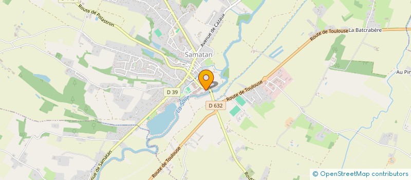 localisation de l'entreprise MADAME BERNADETTE LAUBREAUX  SAMATAN