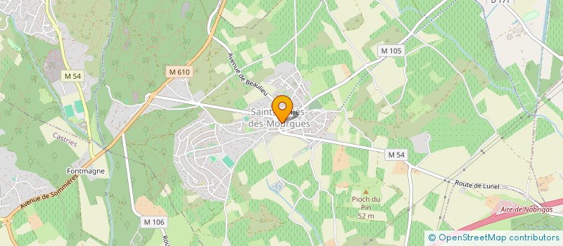 localisation de l'entreprise MADAME BERNADETTE LAURENT à SAINT-GENIES-DES-MOURGUES