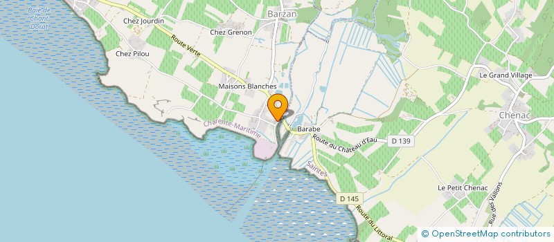 localisation de l'entreprise MADAME BERNADETTE LAVEAUD  BARZAN