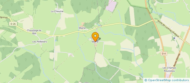 localisation de l'entreprise MADAME BERNADETTE LE MESLE  CORDESSE