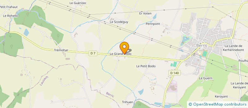 localisation de l'entreprise MADAME BERNADETTE LE PAVEC à BERRIC