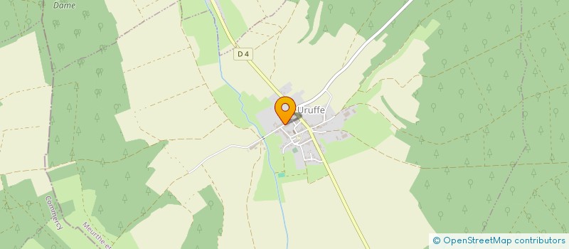 localisation de l'entreprise MADAME BERNADETTE LECERF  URUFFE