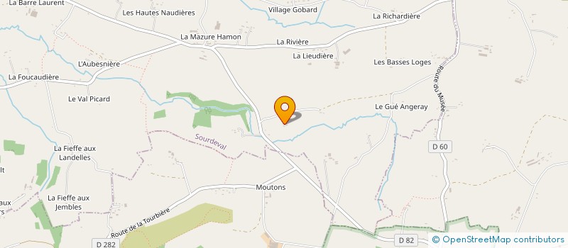 localisation de l'entreprise MADAME BERNADETTE LECOURT  SOURDEVAL