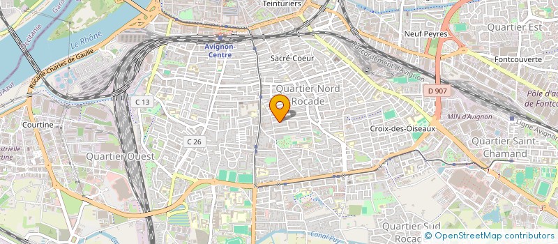 localisation de l'entreprise MADAME BERNADETTE LECOUTRE-RIEU  AVIGNON