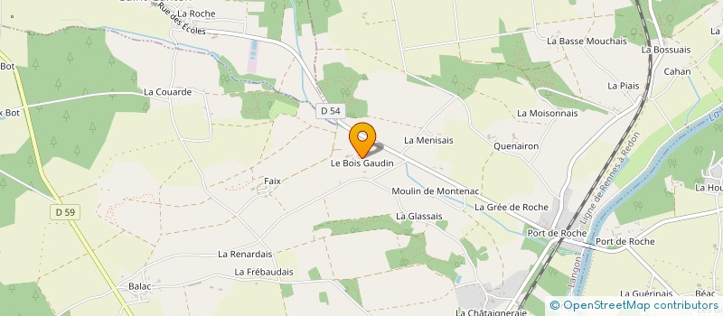 localisation de l'entreprise MADAME BERNADETTE LELIEVRE  LANGON