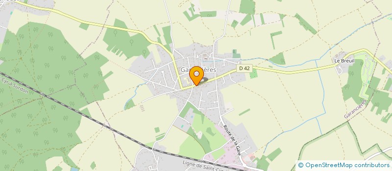 localisation de l'entreprise MADAME BERNADETTE LEUX  GARANCIERES