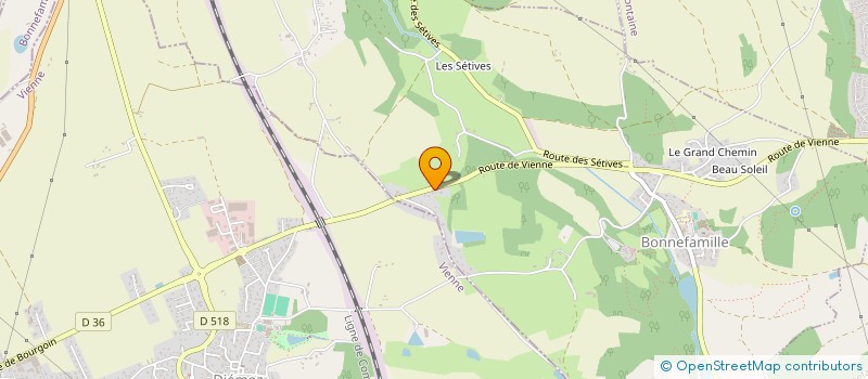 localisation de l'entreprise MADAME BERNADETTE LIART  BONNEFAMILLE