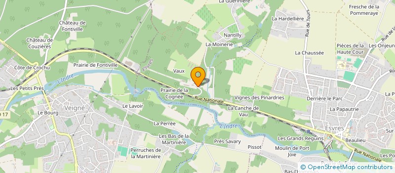 localisation de l'entreprise MADAME BERNADETTE LOCHON à ESVRES