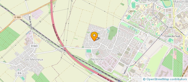 localisation de l'entreprise MADAME BERNADETTE LOCRET  BEZANNES