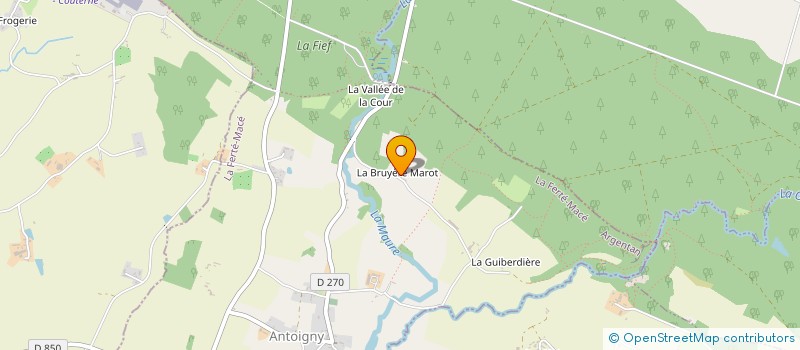 localisation de l'entreprise MADAME BERNADETTE-LUCIENNE RACINE à LA FERTE MACE