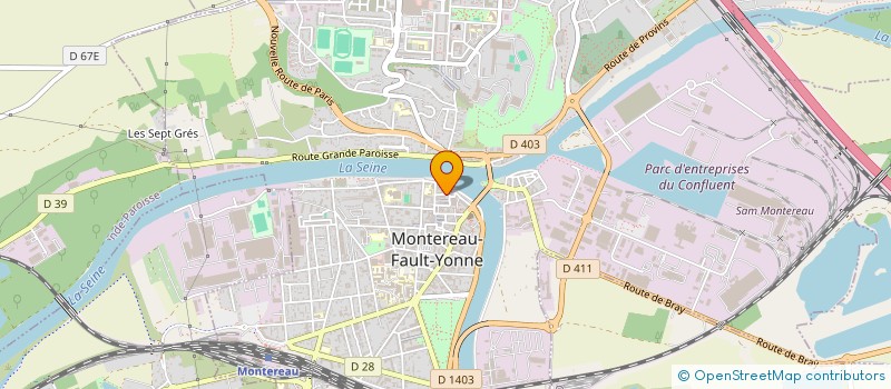 localisation de l'entreprise MADAME BERNADETTE MARCOU  MISY-SUR-YONNE