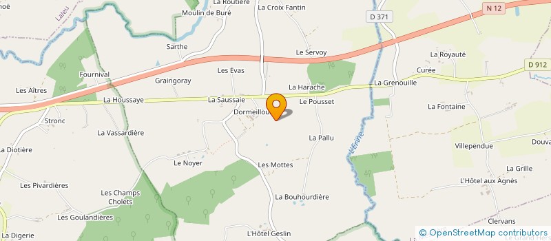 localisation de l'entreprise MADAME BERNADETTE MAZURIER à BURE