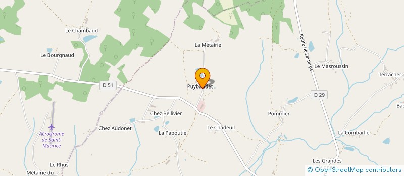 localisation de l'entreprise MADAME BERNADETTE MELNYK à SAULGOND